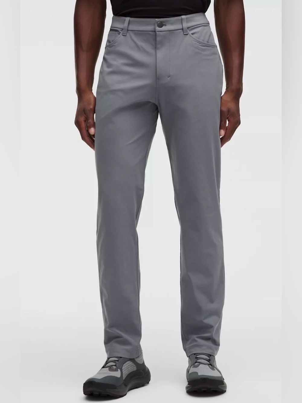 lululemon athletica Men's Gray Chino-Style Stretch Pants